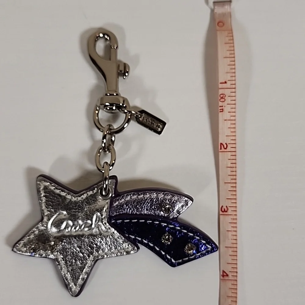 Coach Shooting Star Keychain/Bag Charm